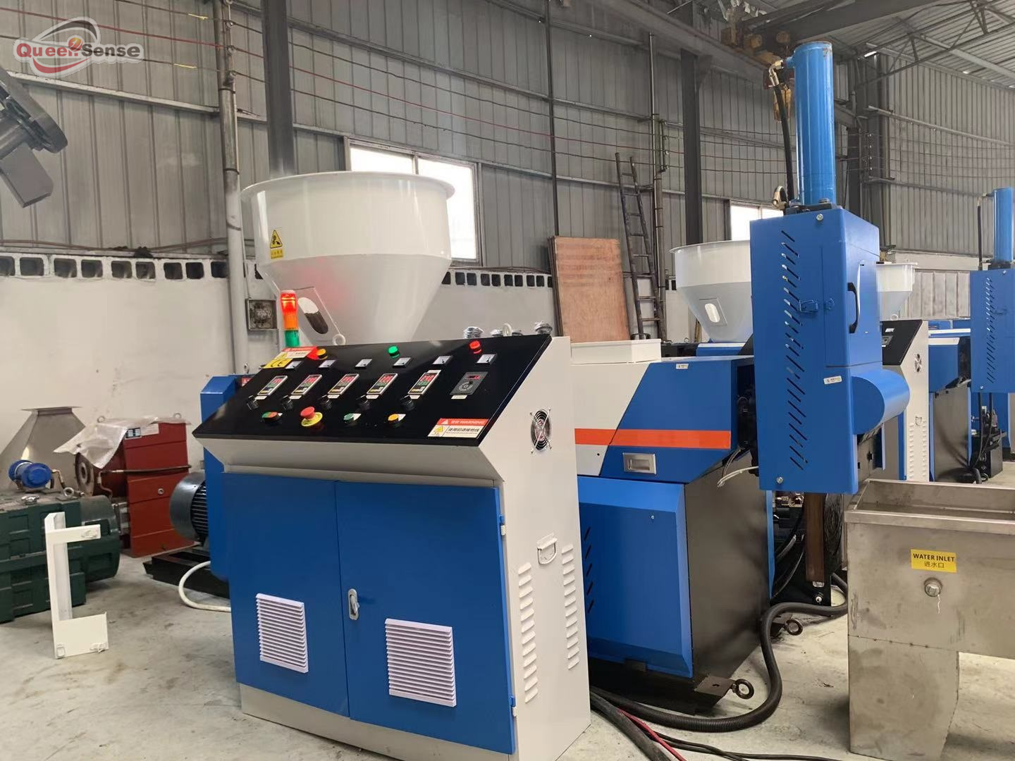 Die Cutting Water Cooling Plastic Recycling Machine 