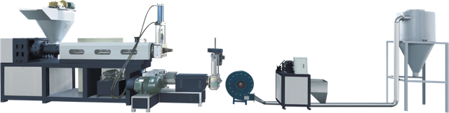 Die Cutting Water Cooling Plastic Recycling Machine 