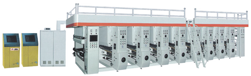 Computerized High Speed Gravure Printing Machine 