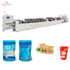 Three servo Bag Making Machine Three-side sealing & zipper Standing & Self-in Gusset Standing Bag